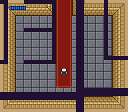 The right side vertically offset by 8 pixels